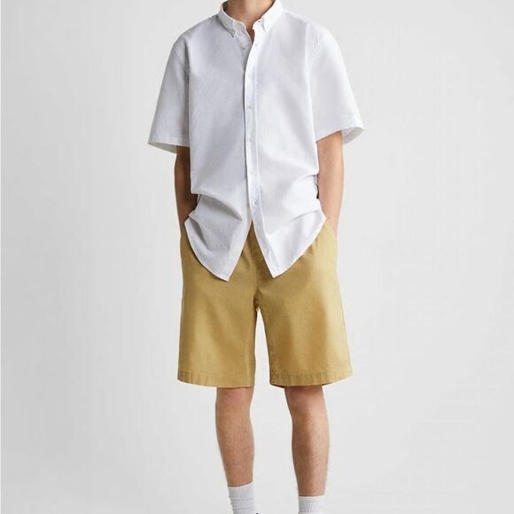 Zara Other - ✨ ZARA Mens Linen Blend Shorts✨
